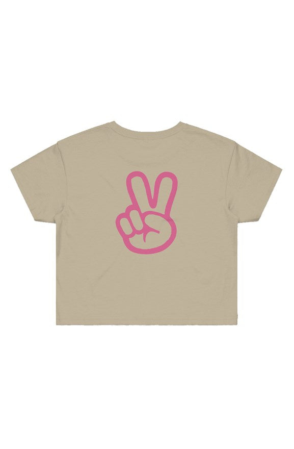 Peace 2 Society Crop Tee B