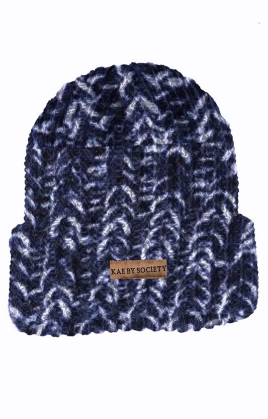 Chunky Knit Beanie Navy